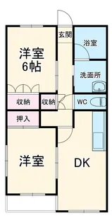 サンシャイン有泉【2階】の間取り