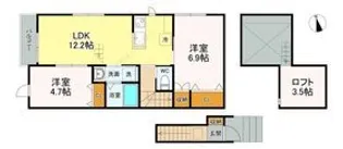 ディアコート【2階】の間取り