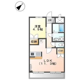 エスポワール【103号室】の間取り