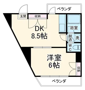 アクセスマスダ【501号室】の間取り