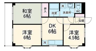 カーサ千代田【201号室】の間取り