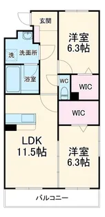 Lusora Osato【3階】の間取り