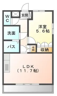 エバーレジデンス【1階】の間取り