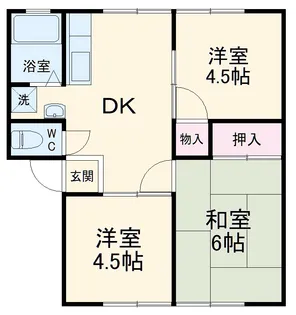 スカイタウン上今泉【1階】の間取り