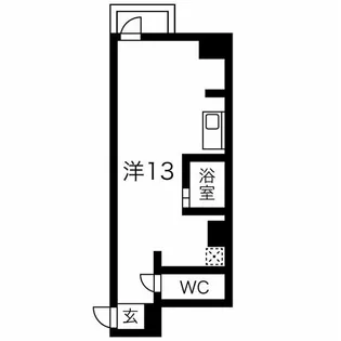 グランツ畑江【3階】の間取り