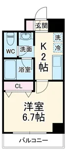 ステージ橦木【302号室】の間取り