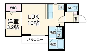 KEIAI RESIDENCE 豊四季【3階】の間取り