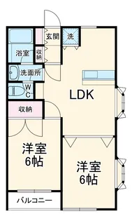 リ・シェル湘南【1階】の間取り