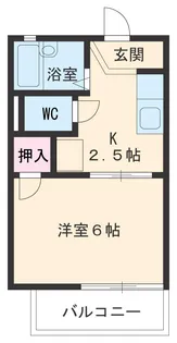 フレグランス東栄【103号室】の間取り