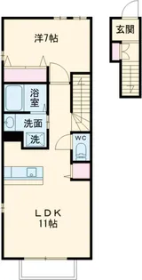 サンモールソフィア【2階】の間取り