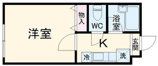 Villa 510 No.5【A203号室】の間取り