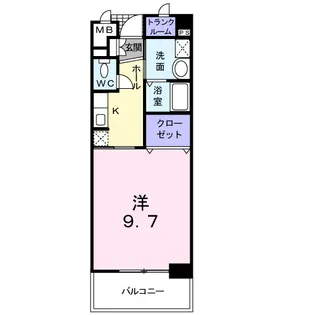 ウィステリア海老名【1階】の間取り