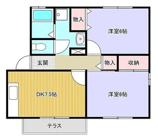 ピュアエクセレント【202号室】の間取り
