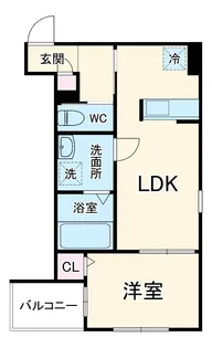 Crecia一宮Ⅱ【2階】の間取り