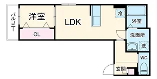 CRECIA一宮Ⅱ【2階】の間取り