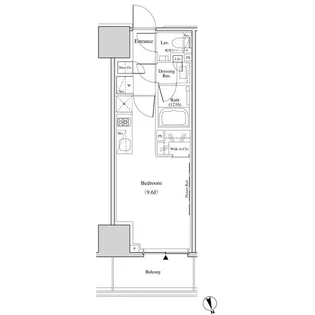 ザ・パークハビオ北千住【12階】の間取り