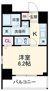エステムコート名古屋泉プラチナムゲート【10階】の間取り