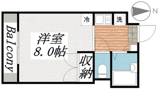 ブランドミール【2階】の間取り