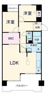 ライオンズマンション名城公園【1階】の間取り