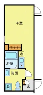 ルミエール大森【1階】の間取り