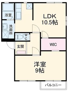 フレグランス A【2階】の間取り
