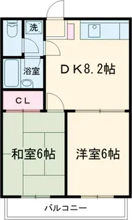 モアクレスト菊野台【1階】の間取り