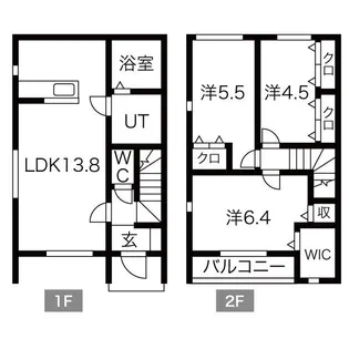 Alivio A棟【A101号室】の間取り