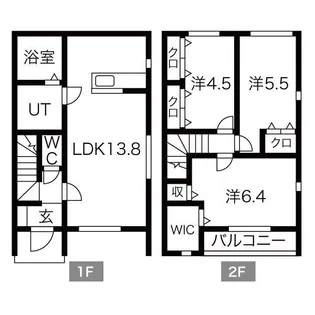 Alivio A棟【A102号室】の間取り