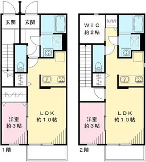 エルメゾン足崎 C棟【2階】の間取り