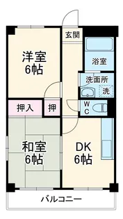 ハピネス光【3階】の間取り