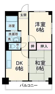 ハピネス光【4階】の間取り