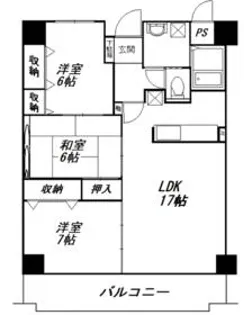 アトラクトマンショントムロ【2階】の間取り