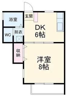 メイプルハイツ【101号室】の間取り