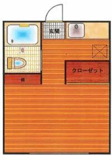 リーフ千葉寺【102号室】の間取り