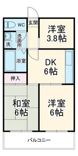 シャルルみずほ【2階】の間取り