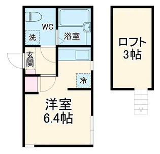 インストーン森【2階】の間取り