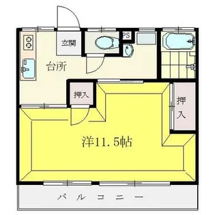 コーポ大久保【3階】の間取り
