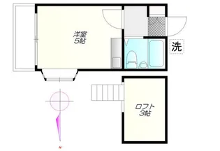 ライフピアラブリィ【103号室】の間取り