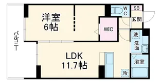 グランヴィル【306号室】の間取り