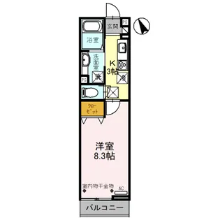 poco a poco【1階】の間取り