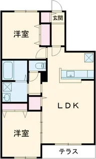 仮称)Novガーデンハウス谷田部 F【102号室】の間取り