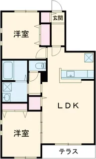 仮称)Novガーデンハウス谷田部 G【106号室】の間取り