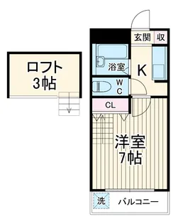 プラム常盤平【2階】の間取り