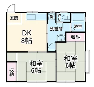 コーポ栄【2階】の間取り