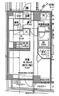 SYMPHONY FLAT【7階】の間取り