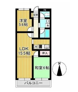 マリーブ千葉【3階】の間取り