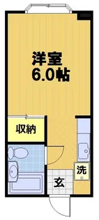 マンションなかむら【202号室】の間取り
