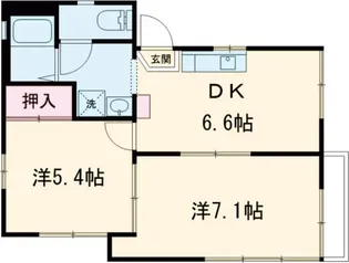 ハイマートアライⅢ【2階】の間取り