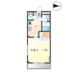 パークサイド【2階】の間取り