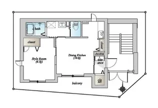 仁志町アドレス【1階】の間取り